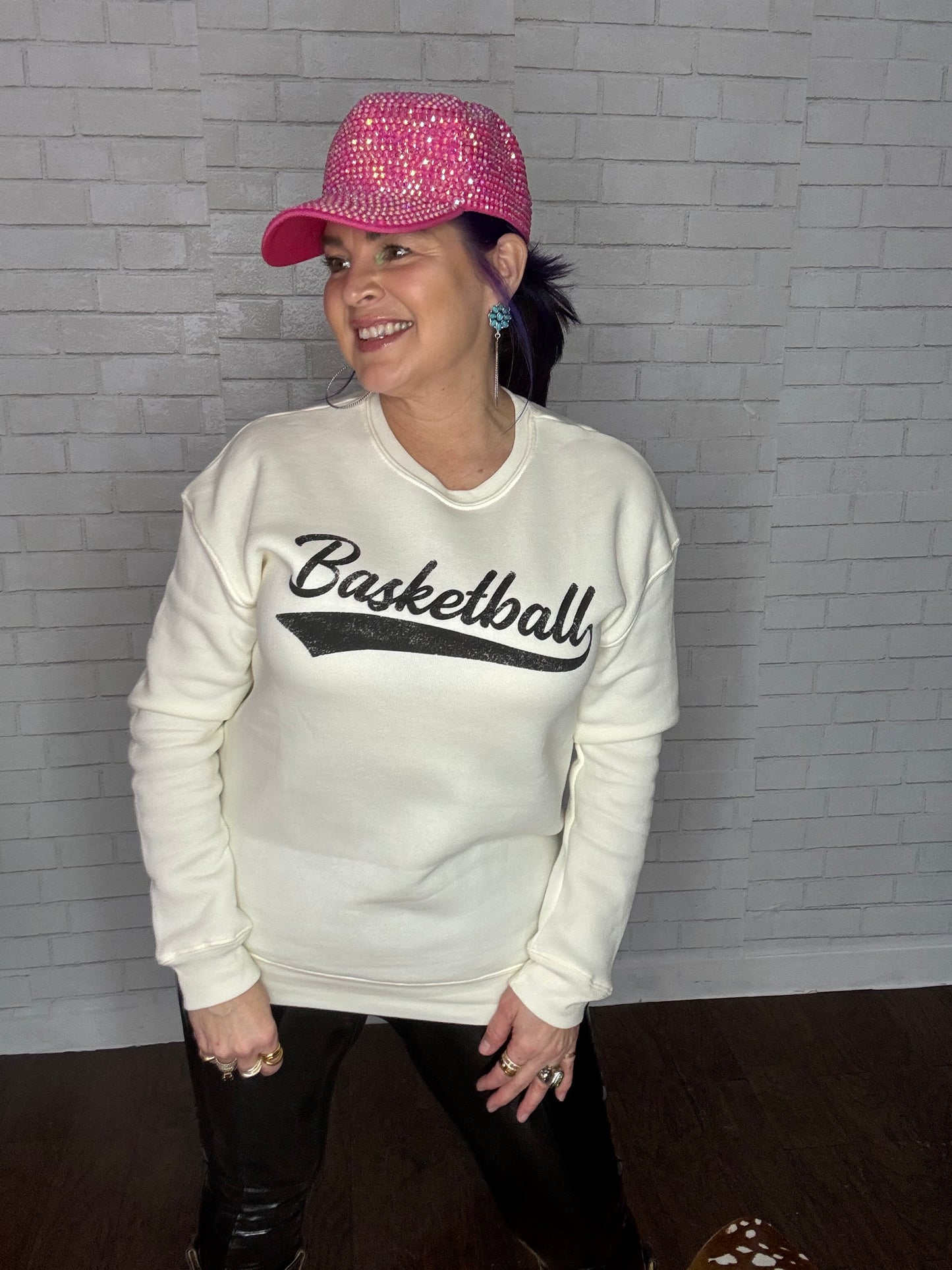 Basketball Graphic Sweatshirt