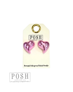 Valentine Heart Post Earrings