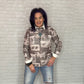 The LaDue Western Rodeo Print Sheer Mesh Top