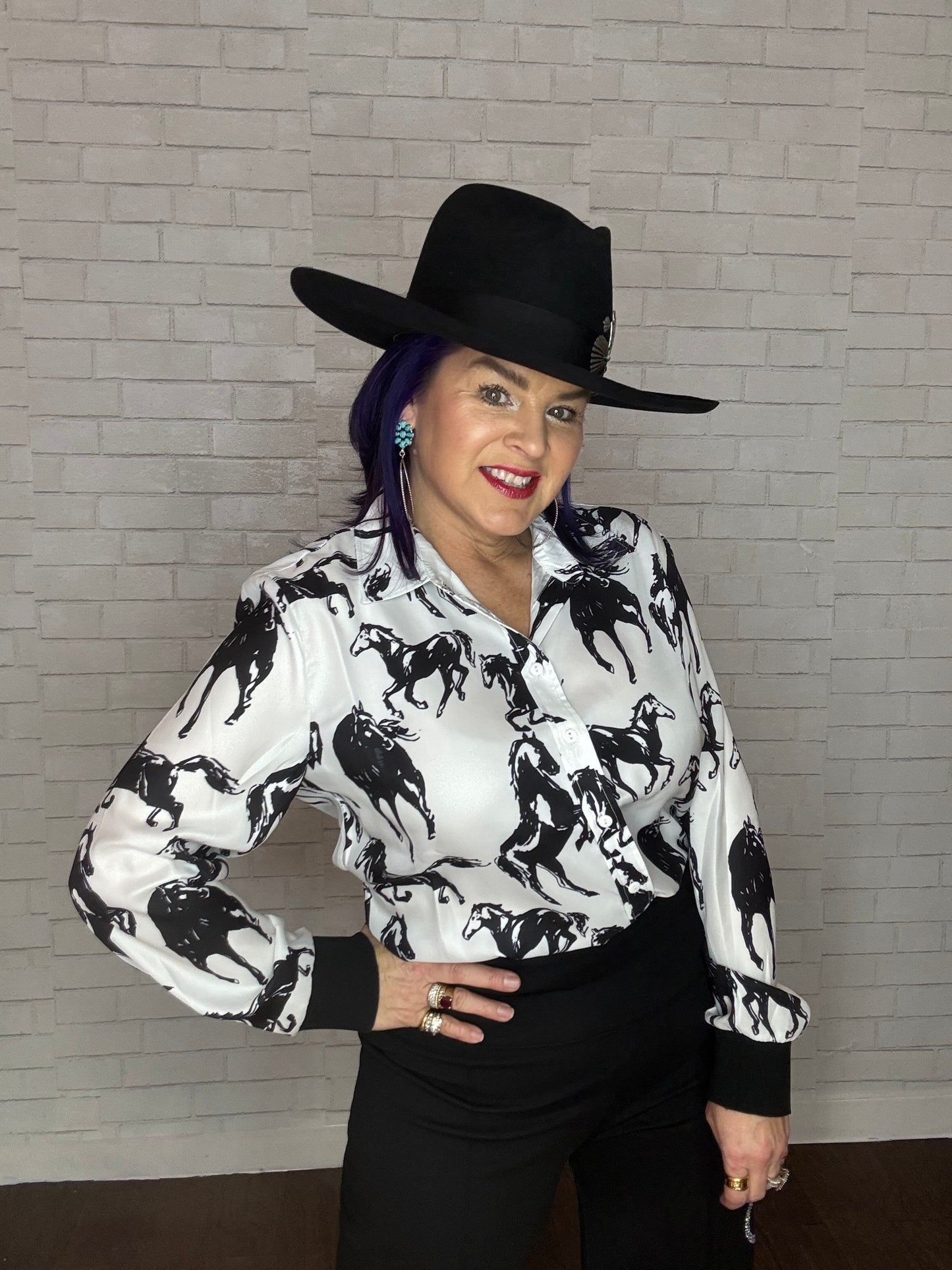 The Churchill Downs Blouse