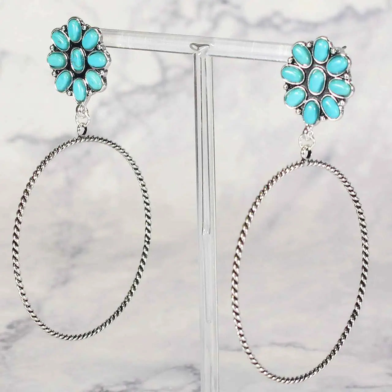 Twisted Textured Hoop Earrings