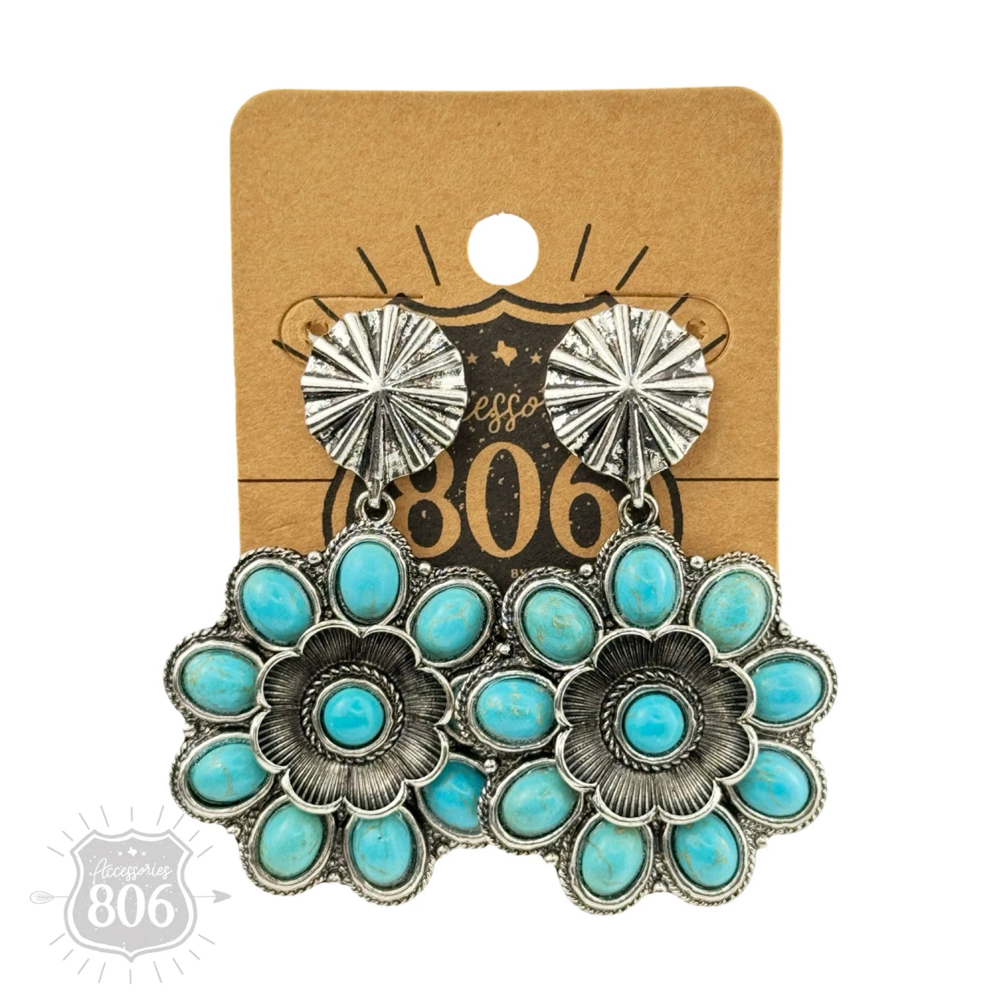 Flower Shape Earring on Post