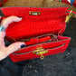 Lipstick Red Patent Leather Handbag