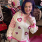 The Sequin Heart Candy Striper Top