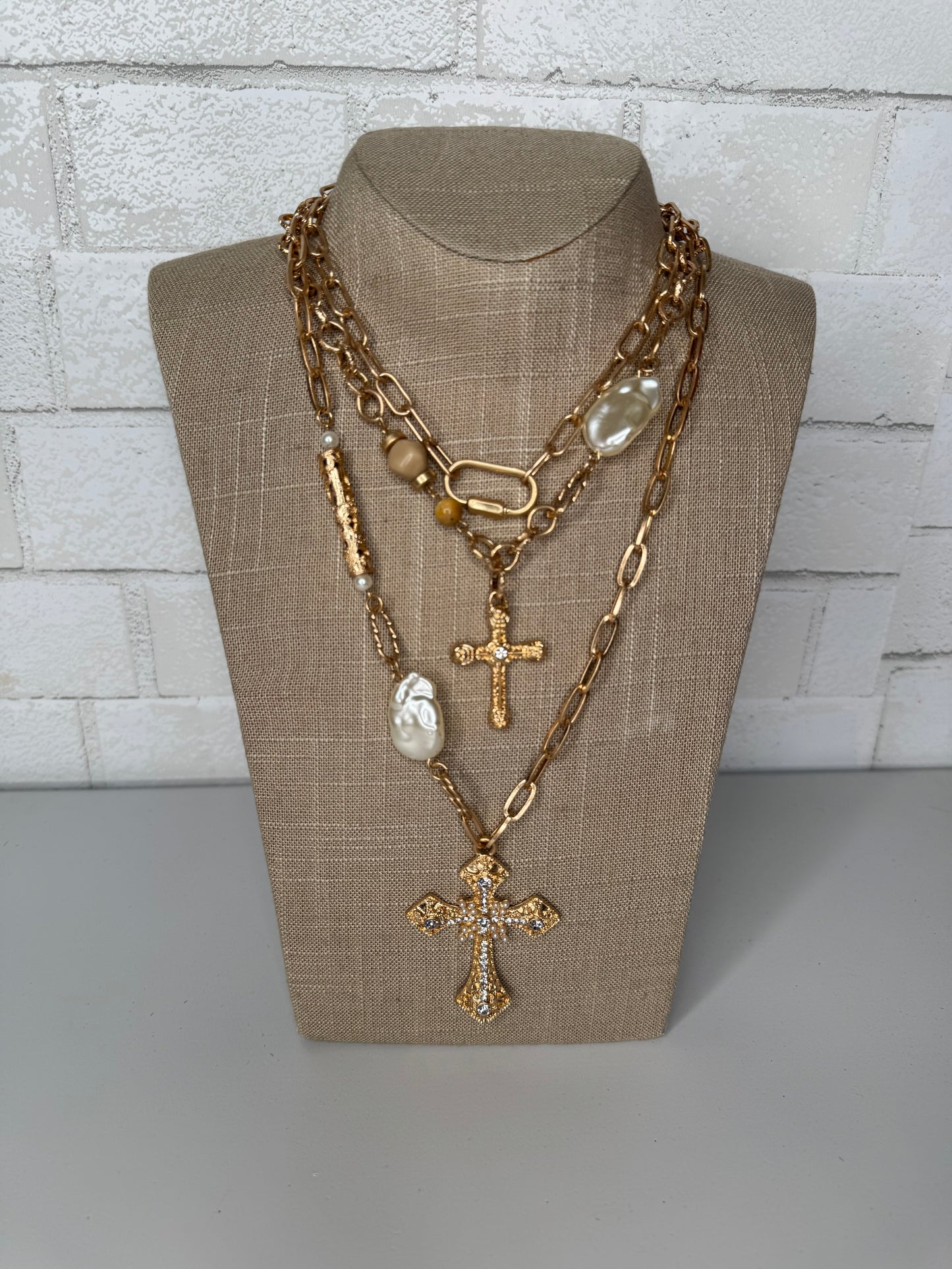 Gold Cross Necklace