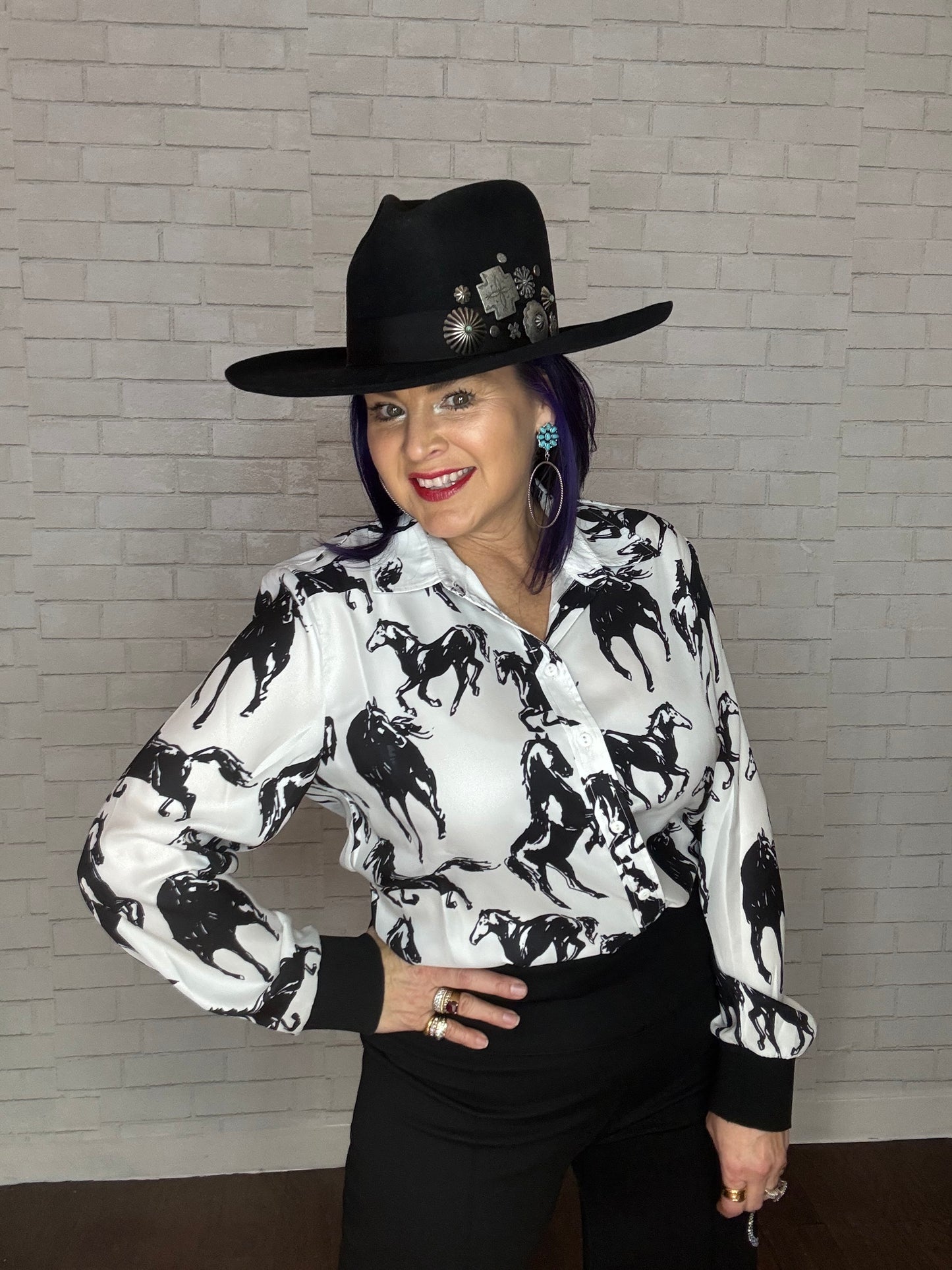 The Churchill Downs Blouse