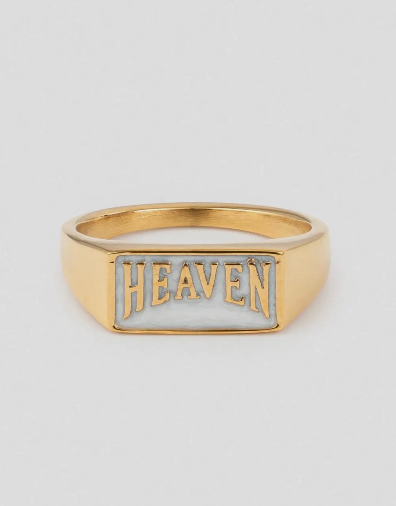 Heaven Rectangular Signet Ring