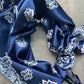 Azure/Navy Blue Bandana Wild Rag