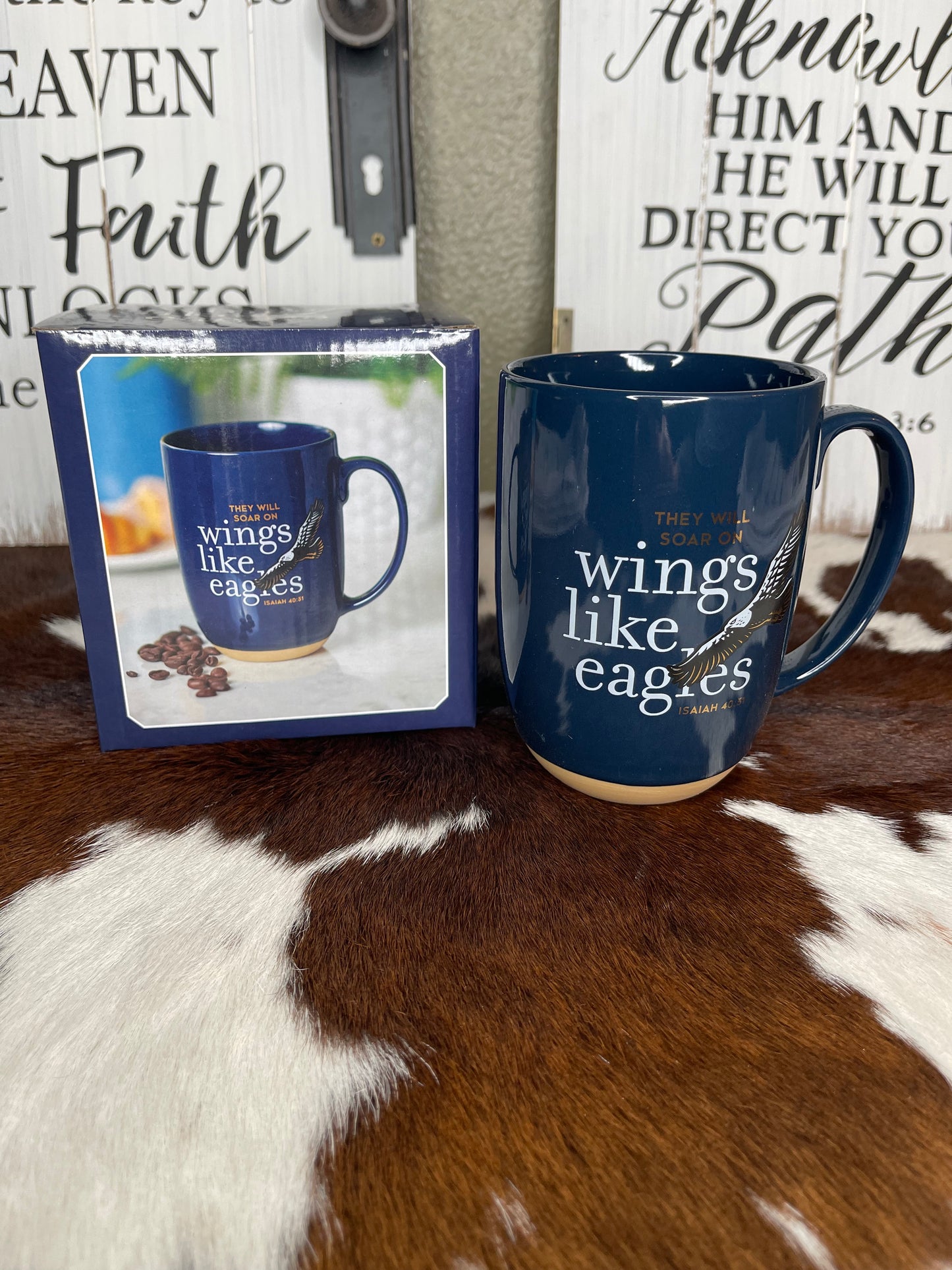 Wings like Eagles Isaiah 40:31 Mug